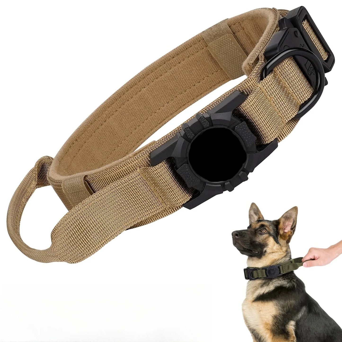 Hundehalsband mit Airtagfach